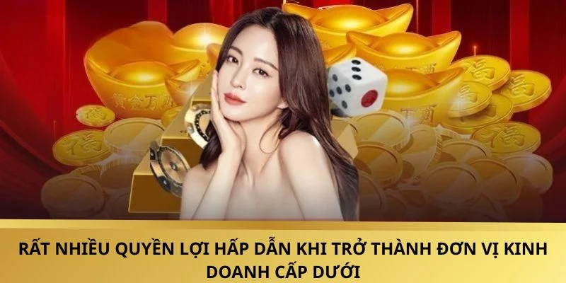 Rất nhiều quyền lợi hấp dẫn khi trở thành đơn vị kinh doanh cấp dưới